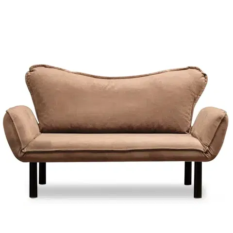 Dvoumístná rozkládací pohovka Chatto - Light Brown