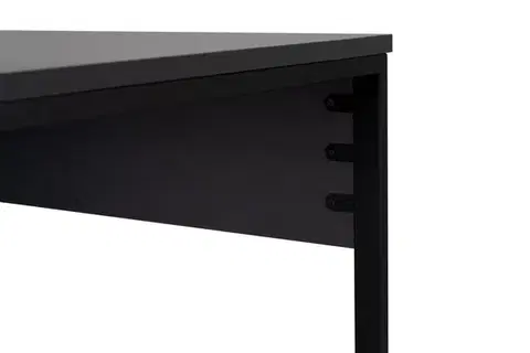 Psací stůl Twin Study Desk - Anthracite, Black