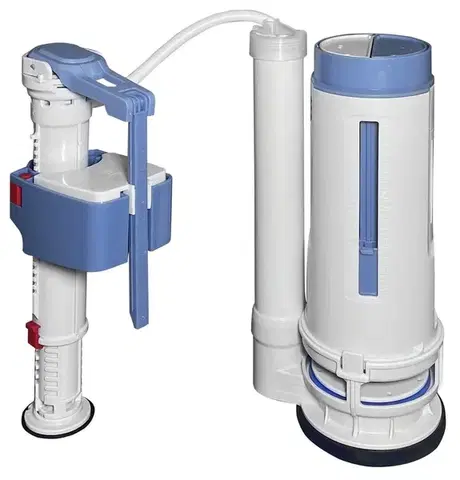 SAPHO Splachovací souprava s DUAL tlačítkem 49, spodní napouštění 1/2", chrom NDPB304-2