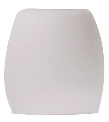 Bílé skleněné stínidlo E27 pro lampu Amba