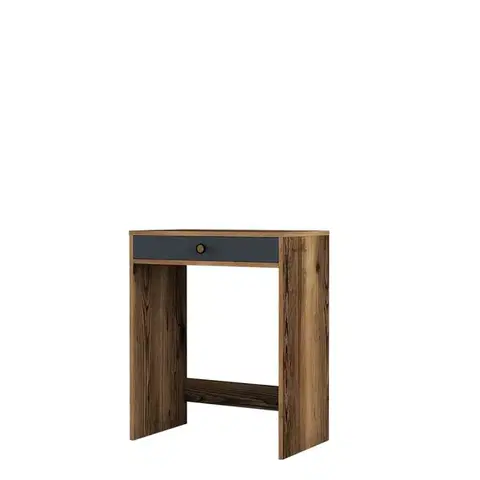 Toaletní stolek Lizbon - Walnut, Anthracite