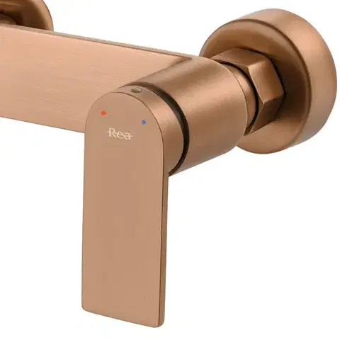 REA Vanová nástěnná baterie STORM Brush Copper REA-B3003