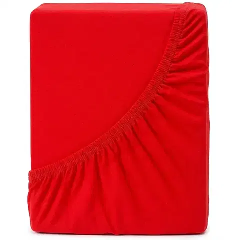 4Home Jersey prostěradlo IDEAL červená, 60 x 120 cm, 60 x 120 cm