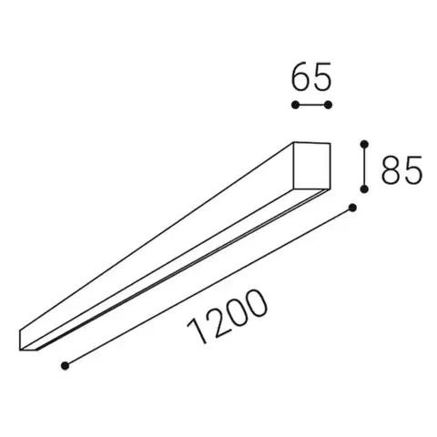 LED2 1314251 Stropní svítidlo LINO II 120 P, W PRISMA 21-32W 3CCT 3000K/3500/4000K bílá