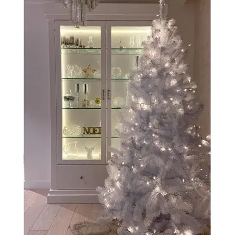 Bílá vánoční jedlička 180 cm
