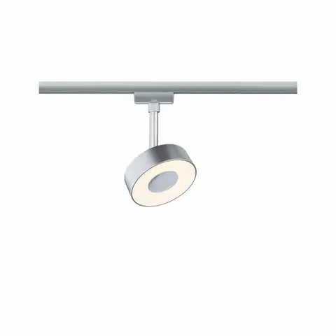 PAULMANN URail LED lištový spot 3-krokové-stmívatelné Circle 5W 3000K stmívatelné 230V matný chrom 955.87