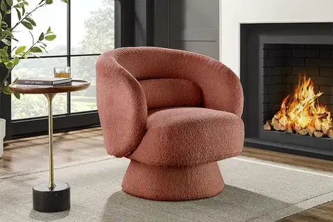 Otočné relaxační křeslo GREVET Dekorhome