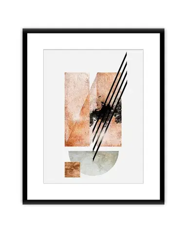Obraz Abstract II 40x50cm copper