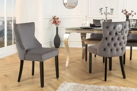 Chesterfield jídelní židle 2 ks FRIXON Dekorhome