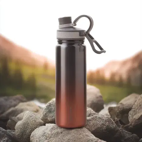 Láhev z nerezové oceli 850 ml ombre zlatá — to Go - 596498
