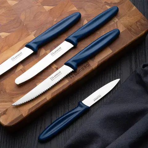 Nůž na rajčata s jemně vroubkovaným ostřím 11,2 cm — Master Blue - 105644
