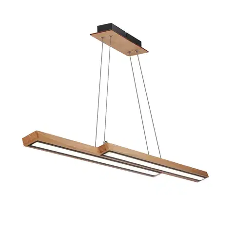 Dřevěná závěsná lampa Sento 20W LED 4000K černý kryt