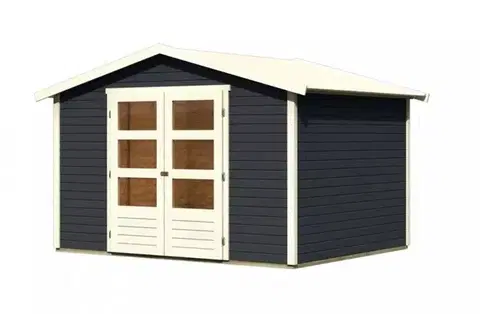Dřevěný zahradní domek AMBERG 4 Lanitplast