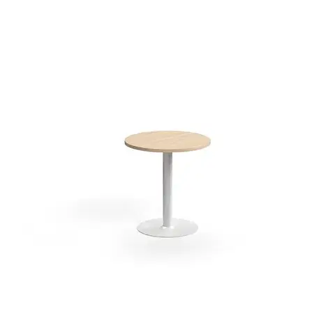 Stůl VERTICUS, Ø700x720 mm, dub/bílá