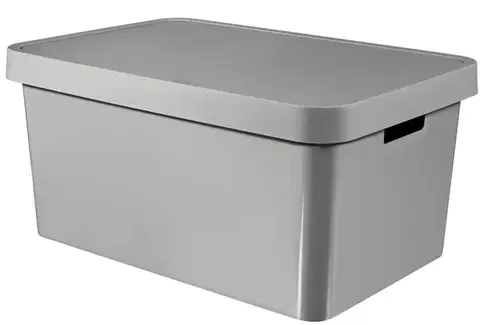 CURVER Úložný box INFINITY 45l s víkem | šedá