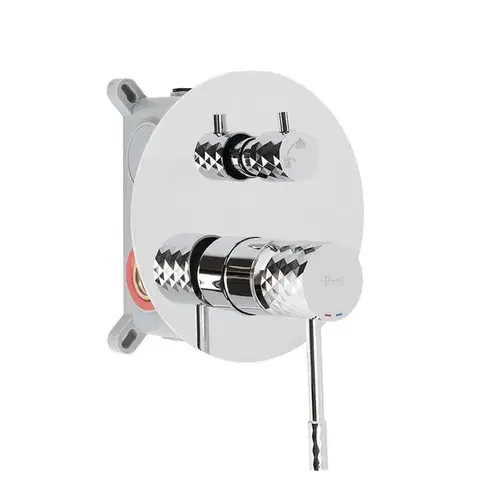 REA Podomítková sprchová sada Lungo Diamond Chrome  + BOX REA-P6963