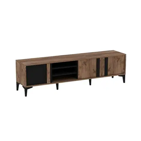 Televizní stolek Mengu Atlantic Pine and Anthracite