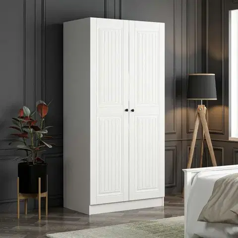 Šatní skříň Kale Membran White - 190