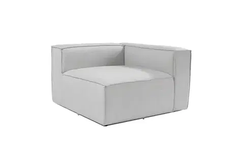 Křeslo / Jednomístná pohovka Fora 1R - Light Grey