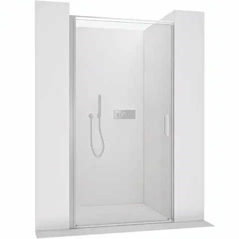 CERANO Sprchové otočné dveře Porte L/P 8 mm chrom, transparentní sklo 90x195  CER-413477