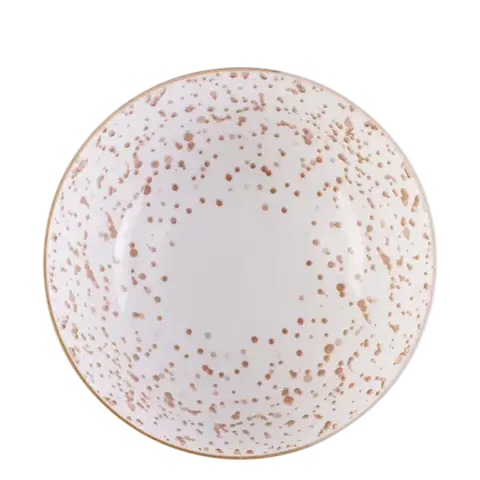 Miska na cereálie bílá / champagne 17,8 cm - Basic - 490834
