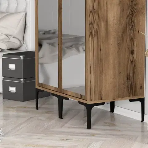 Šatní skříň Kumsal RR - Walnut