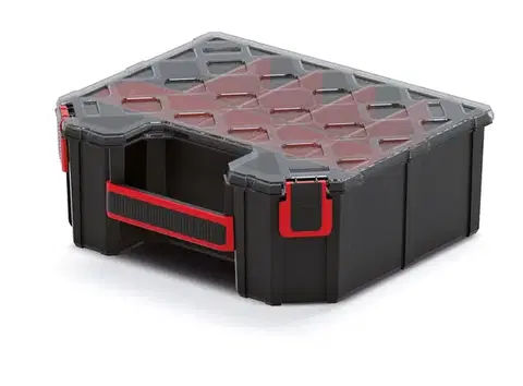 Prosperplast Vysoký organizér TIGER CABRIO PLUS III černý, varianta 284x243x105 mm