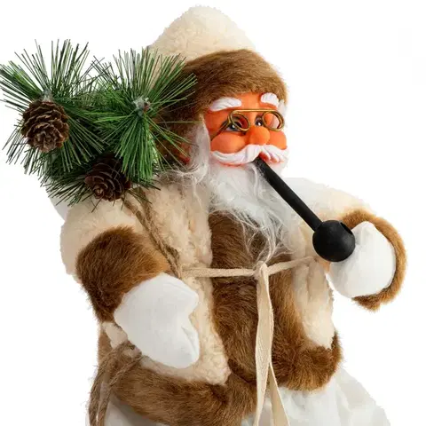 Tutumi Figurka Santa Clause Mikolaj 44 cm bílá 