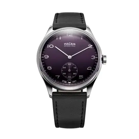 Vulcain Grand Prix - Small Second Purple - Black Plain