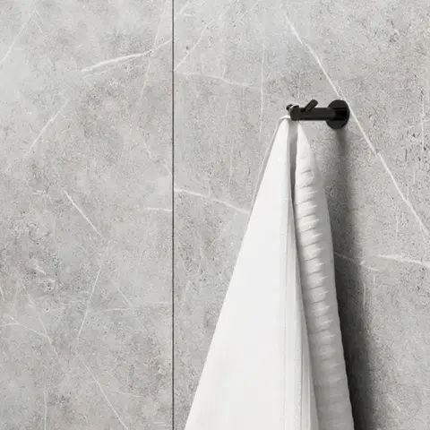OMNIRES MODERN PROJECT háček dvojitý černá mat /BLM/ MP60120BL
