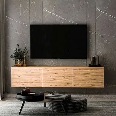 Televizní stolek Neon Atlantic Pine