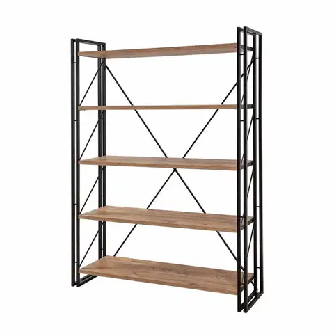 Regál Cosmo Fix Black and Atlantic Pine