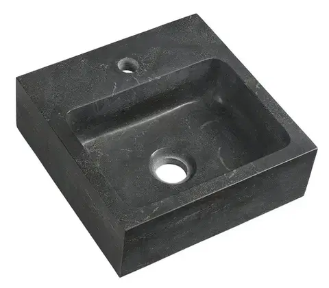 SAPHO BLOK kamenné umývátko 30x30cm, antracit 2401-29
