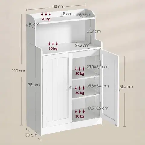 Skříňka E1177 WT, 60 cm