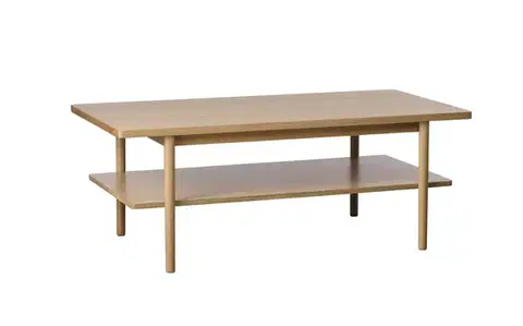 Estila Konferenční stolek Petrona, světlý dub, 120 cm