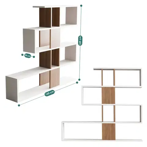Knihovna Karlin Walnut