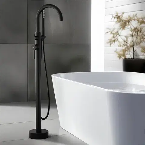REA Volně stojící baterie Lungo Black REA-B7496