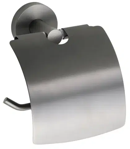 SAPHO X-ROUND GUN METAL držák toaletního papíru s krytem, gun metal XR732GM
