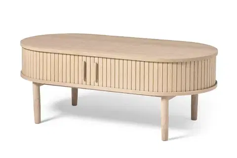 Estila Konferenční stolek Alborg, světlý dub, 120 cm