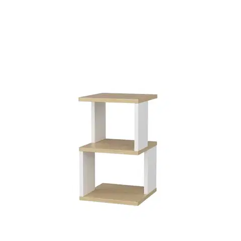 Noční stolek Carter - Oak, White