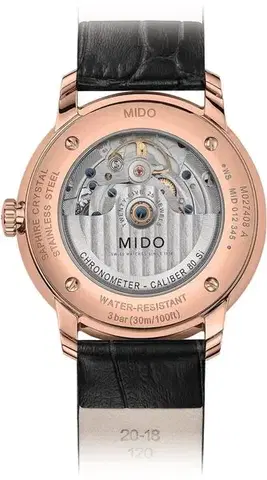 Mido Baroncelli Chronometer Silicon M027.408.36.031.00