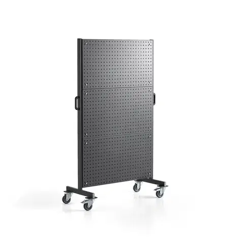 Mobilní panel na nářadí SELECT, 1060x1830 mm, šedý
