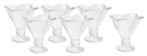 PROHOME - Sklenice zmrzlinka 12,3x11,5cm 6ks