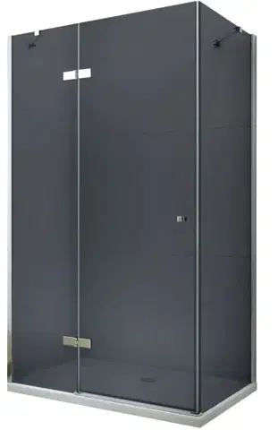 MEXEN/S ROMA sprchový kout 90x80, grafit, chrom 854-090-080-01-40