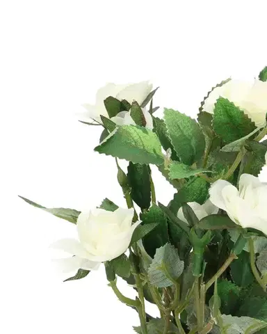 Dekorace White Rose 24cm