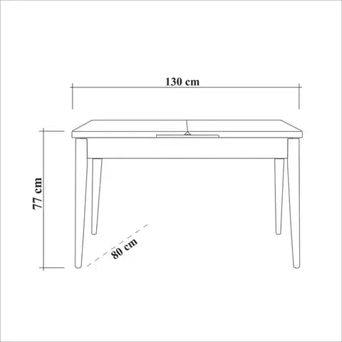 Extendable Dining Table Vina - Atlantic