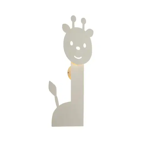 Dětské nástěnné svítidlo béžové vč. LED 3-krokové stmívatelné - Gigi the Giraffe
