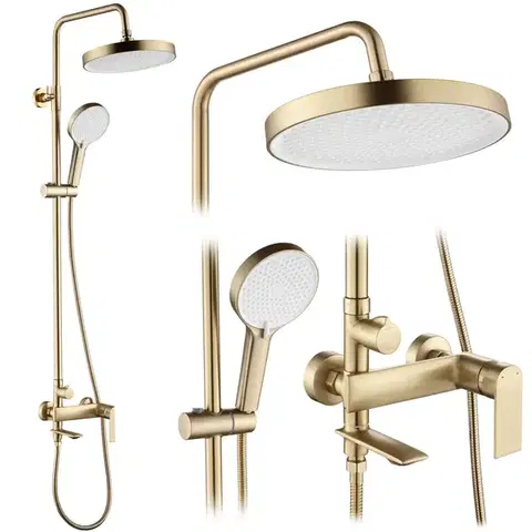 REA Sprchový set Veneta Brush Gold REA-P3003