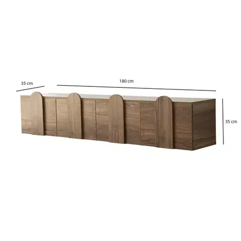 TV stolek New Line - Walnut