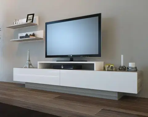 TV stěna / Sestava pod TV Lusi - Cordoba, White